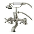 thumbnail image 4 of Elements of Design Hot Springs Deck Mount Clawfoot Tub Faucet with Handshower, 4 of 4
