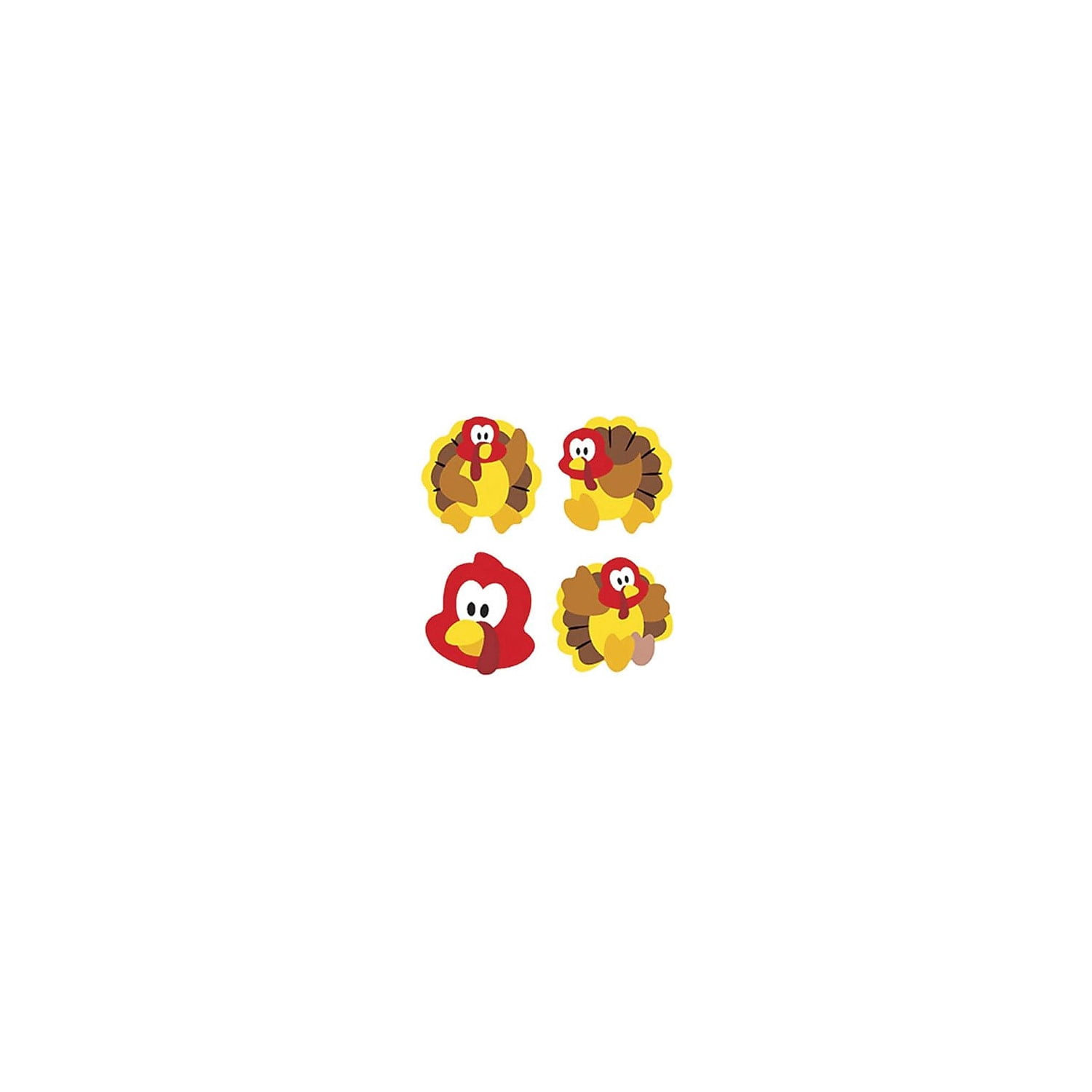 Trend Enterprises Inc. T-46067 Supershapes Stickers Turkey Time