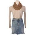 thumbnail image 3 of INSPIRAR CHIC Bufanda de Chiffon Sólido para Mujeres Ligera Suave Transparente Larga Envoltura para la Cabeza Chal Bufandas Azúcar Morena 68.9x27.6 pulgadas, 3 of 7