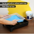 thumbnail image 6 of Bates- Paint Tray Set, 9-Inch, 11 pcs, Plastic Paint Tray with 10 Tray Liner, Textured Deep Capacity Disposable Paint Tray Liner, 6 of 7