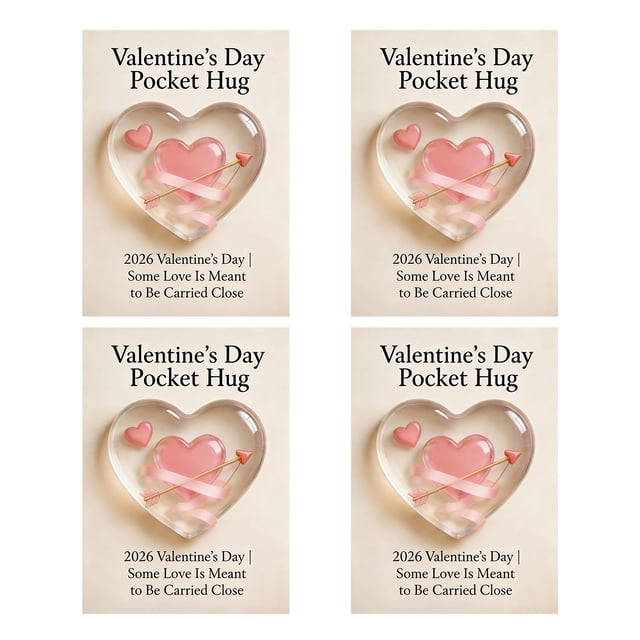 Mini abrazo de bolsillo en forma de corazón con tarjeta de felicitación, regalo de recuerdo para mujeres, hombres, él y ella