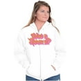 thumbnail image 3 of Cool Vaporwave What is Normal Saying Womens Plus Size Graphic Zipper Hoodie Brisco Brands 5X, 3 of 5