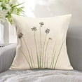 thumbnail image 4 of Green Plant Throw Pillow Covers Set of 4 Pure and Fresh Flower Art Spring Summer Decorations Pillow Covers Cotton Linen Outdoor Home Decor Cushion Cover for Sofa Couch (Green Plant, 18" x 18"), 4 of 6