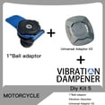 thumbnail image 1 of Motorcycle Handlebar Clamp Stem Fork Mount PRO Holder Phone Mount Vibration Dampener MAG Universal Adaptors Wireless Charger, 1 of 7