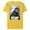 Yellow, variant on Dawn of the Planet of the Apes Caesar in Paint Movie Poster - Short Sleeve Blended T-Shirt for Adults - Customized-Yellow