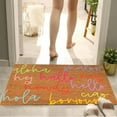 thumbnail image 5 of Hxoliqit Aloha Hallo Hej Hello Howdy Ciao Welcome Funny Cute Doormat Door Mat Welcome Friends Doormat Funny Doormat New Home Door Mat Stain-Resistant (Yellow), 5 of 5