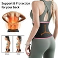thumbnail image 4 of Lilvigor Waist Trimmer Belt Sweat Wrap Tummy Toner Low Back and Lumbar Support with Sauna Suit Effect Abdominal Trainer, 4 of 7