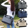 thumbnail image 6 of Outdoor Insulated Cooler Bag, 14.96" L x 9.45" W x 11.22" H Nylon Portable Lunch Tote, 6 of 7