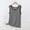 A1382 Silver, variant on Tank Top for Women U Neck Sleeveless Casual Horizontal Striped Pattern Classic Comfort Fit Stretchy Soft Fabric Basic Layering Piece Summer Sleeveless Tops
