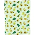 thumbnail image 6 of Cute and Simple Avocado Pattern Throw Blanket Soft Lightweight Cozy Premium Flannel Warm Bed Blanket for Bedroom Living Couch All Seasons 80"X60", 6 of 6
