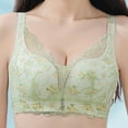 thumbnail image 3 of Ohufall Women's Wireless Lace Bras Push Up Wire Free Everyday Bras No Underwire Breathable Bras, 34B/C-46B/C, 3 of 6
