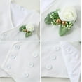 thumbnail image 5 of ZOEREA Toddler Baby Boy Clothes Suit Gentleman Wedding Outfits, Formal Dress Shirt+Bowtie+Vest+Boutonniere+Suspender Pants, 5 of 13