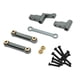 thumbnail image 5 of Conjunto de dirección RC, repuestos de repuesto, actualizaciones para escala 1/14, 14301, 14302, 14303, modelo de coche a control remoto, accesorios Gris, 5 of 8