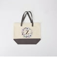 thumbnail image 3 of HIFA Initial Tote Bag for Women, Personalized Canvas Tote Bag - Two-Tone, Zipper Closure, Inner Pocket, Organic Cotton, Sturdy - Multipurpose Shoulder Bag Suitable for Shopping, Grocery, Beach, Travel, 3 of 4