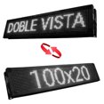 thumbnail image 2 of Letrero Led Azul Programable Doble Vista Wifi 100cm X 20cm Publicidad, Negocio, Tiendas, 2 of 4