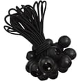 thumbnail image 2 of Black Tarp 45 Pcs Camping Tarp Plastic Tarp Trampoline Accessories Camping Tent Black Bungee Cord Tent Bungee Ball Bungee Cords Tie Down Elastic Cord Bungee Ball Cord Set Gazebo, 2 of 5