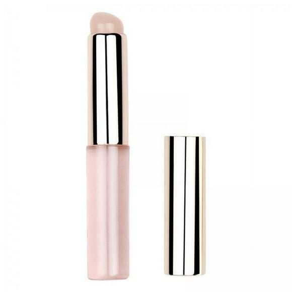 2x Brocha para maquillaje de labios, brocha para lápiz labial, herramienta de maquillaje suave, brocha correctora debajo de los ojos, brocha para