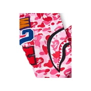 BAPE Mens ABC Camo Shark Full Zip Hoodie Pink, from StockX