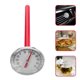 thumbnail image 2 of 2 piezas de reloj decorativo para el interior del coche, termómetro mecánico, accesorios de decoración interior para el coche (rojo), 2 of 6