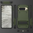 thumbnail image 6 of Decase Military-Grade for Google Pixel 8A Case,Heavy-Duty Drop Protection,Slim Hard Back Cover with Invisible Kickstand Rugged Shockproof Anti-Scratch Cover Case, Armygreen, 6 of 7