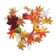 thumbnail image 1 of Corona de velas,Corona de velas con hojas de arce y anillo de vela otoñal,Corona de otoño para puerta de entrada,Corona de velas de calabaza de Halloween para colgar en la pared,Centro de, 1 of 9