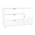 thumbnail image 2 of Shaker 53" Dresser Armoire in White, 2 of 11