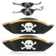 thumbnail image 4 of 4 piezas de sombreros de capitán pirata y parches para los ojos con estampado de calavera. Gorras de disfraz de capitán pirata., 4 of 5