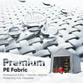 thumbnail image 7 of Quictent 8x12FT Carport Shelter with Roll-Up Mesh Windows & Reinforced Frame, Portable Garage Canopy for Motorcycle Storage, Silver Gray, 7 of 7