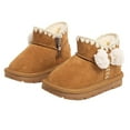 thumbnail image 3 of Toddler Kids Girls' Boots Snow Boots with Faux Fur Footwear Fleece Lined Winter Fashion Warm Footwear Fashion Footwear Fleece Lined Thermal Footwear Fashion Shoes, 3 of 10