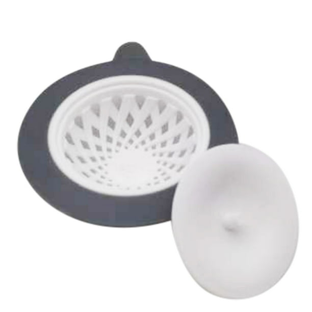 Colador con Tapa para Fregadero de Cocina - PP+TPR, Ventosa, Antiobstrucción, Fácil Limpieza