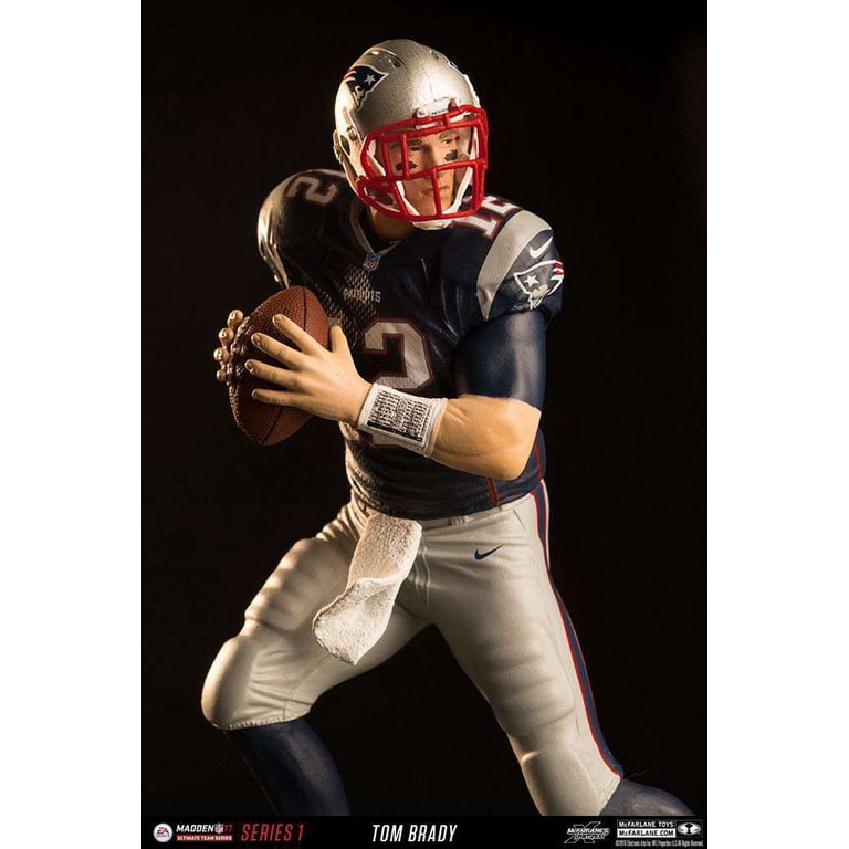 Tom Brady Action Figure Blue Jersey EA Sports Madden 17 Ultimate