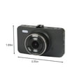 Lens Dash Cam Driving Recorder 1080 HD 3inch Front And Rear Car