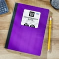 thumbnail image 3 of (4 pack) Pen+Gear College Ruled Composition Book, 7.5" x 9.75", Purple, 100 Sheets, 3 of 7