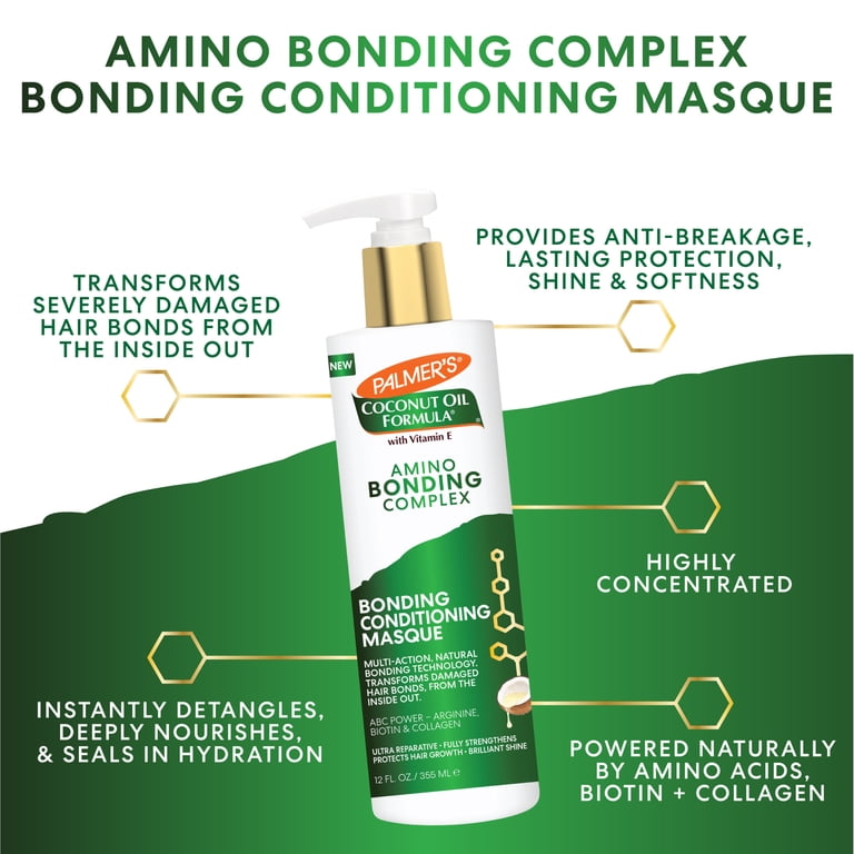 Palmer's Coconut Oil Bonding Conditioning Mask, 12 oz photo 3