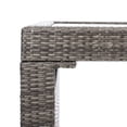 thumbnail image 6 of SAFAVIEH Horus Outdoor Patio 7 Piece Bar Dining Set, Grey Brown/White, 6 of 12