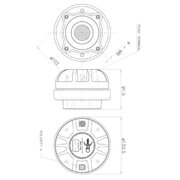 Faital Pro HF2048 2 80W Neodymium Compression Driver 8 Ohm