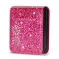 thumbnail image 1 of Luxury Glitter Leather Card Slot Wallet Case For Samsung Galaxy Z Flip 6,iPhone 16 Pro Max, 1 of 5