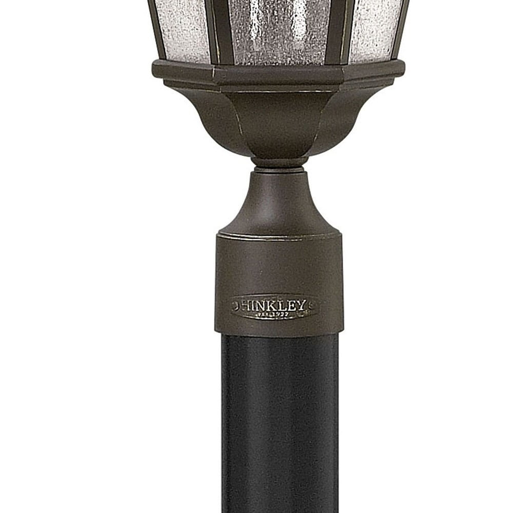 3 Light Large Outdoor Post Top Or Pier Mount Lantern In Traditional Style 10 Inches Wide By 21.25 Inches High-Oil Rubbed Bronze Finish-Incandescent