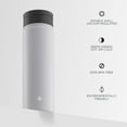 thumbnail image 6 of JoyJolt Triple Insulated Water Bottle with Flip Lid & Sport Straw Lid - 22 oz - White, 6 of 7
