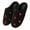 Black, variant on Puntoco Slippers for Women and Men, Retro Comfy Warm Soft Fuzzy Plush Slip-On House Shoes Funny Happy Home Winter Warmies Pillow Cloud Memory Foam Fluffy Slipper for Indoor & Outdoor Red 44