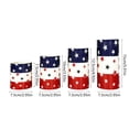 thumbnail image 3 of YoGold Independence Day Electronic Candle Set – 4 Flameless LED Candles, Battery Operated, for Table Decor (Multi-color), 3 of 6