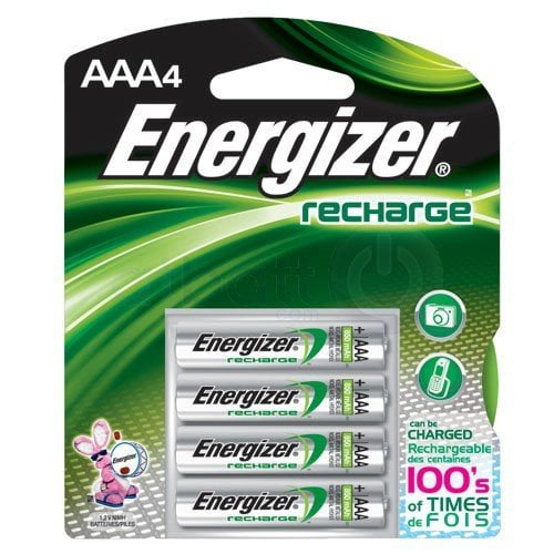 4 Batteries/Pack AAA Energizer Products-Energizer-e NiMH Rechargeable Batteries 