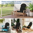 thumbnail image 6 of YEERSWAG 43x 20" Adirondack Chair Cushion,Patio Chair Cushion with Ties Chair High Back Indoor Outdoor Lounge Cushion Seat Pads,Non Slip Rocking Chair Cushion, 6 of 11