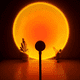 thumbnail image 4 of Lámpara de proyección de atardecer, tira de luz de piso con control remoto, rotación de 180°, para decoración de fiestas/sala familiar y dormitorio, ideal para decoración del hogar, 4 of 10