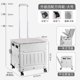 thumbnail image 2 of Carro Plegable para Acampar Ajustable 4 Ruedas Exteriores Picnic (gris), 2 of 9