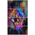 thumbnail image 2 of Butterfly over Abstract Background - Abstract Wall Art Canvas, 2 of 3