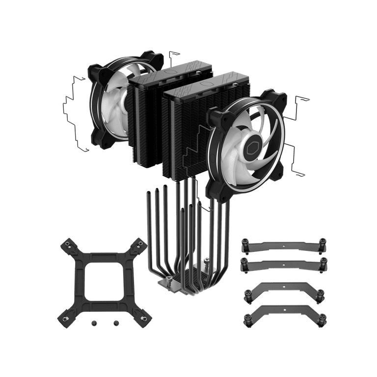 Cpu Cooling Hyper 212 Am4 Upgrade Kit Hyper 212 Evo Am4 Bracket