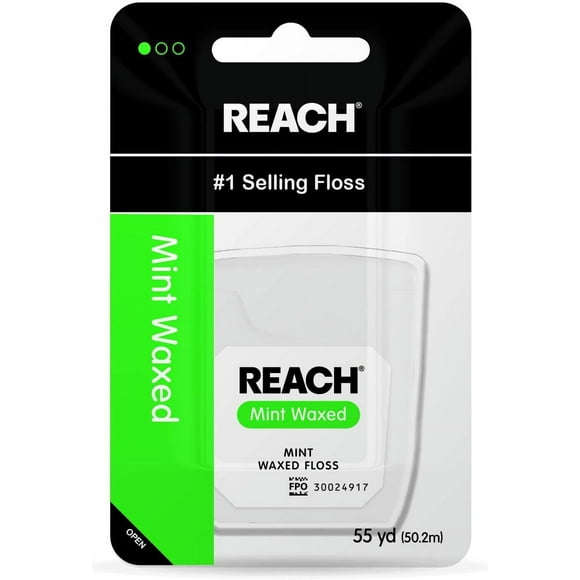 Reach Mint Waxed Floss 55 Yards (Pack of 2)