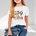 thumbnail image 2 of Bixock Toddler Boys Girls Short Sleeve Shirts Toddler Clothes 100 Days Of School Print T Shirt Crew Neck Tops 2Y-14Y, 2 of 4