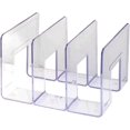 thumbnail image 1 of Purse Organizer for Closet, Plastic Storage Shelf, Stackable Purse Organizer, Clear Shelf Dividers, 1 of 4